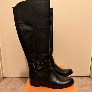 Black Riding Boots Size 7 brand new